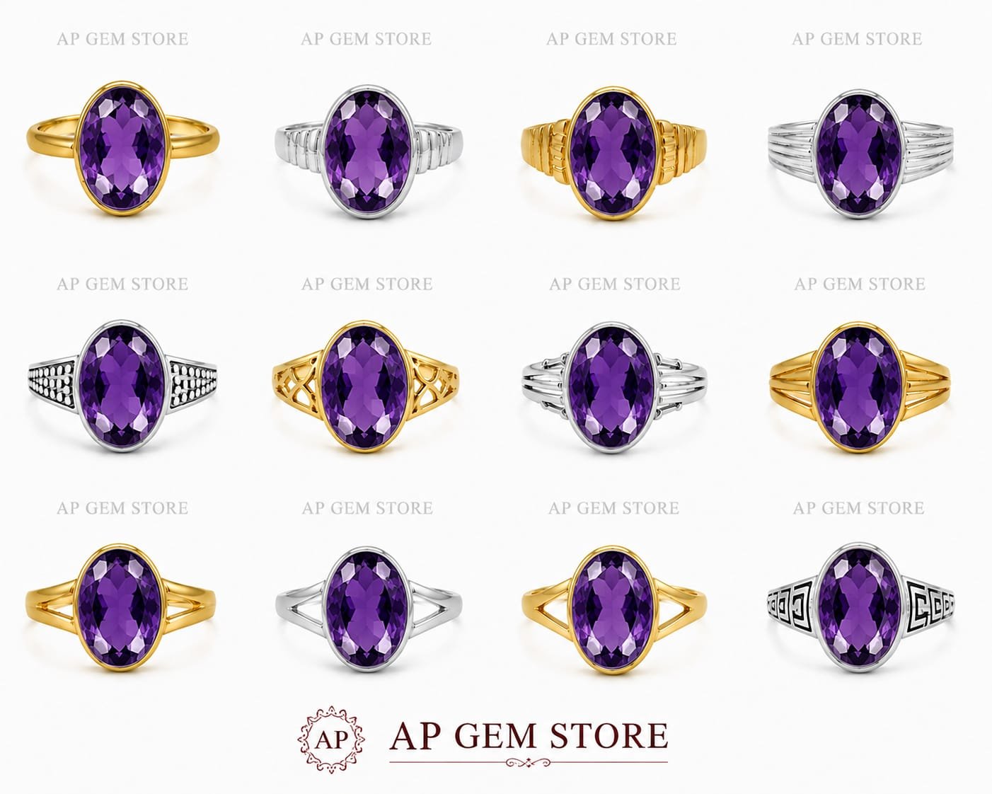 Amethyst Rings